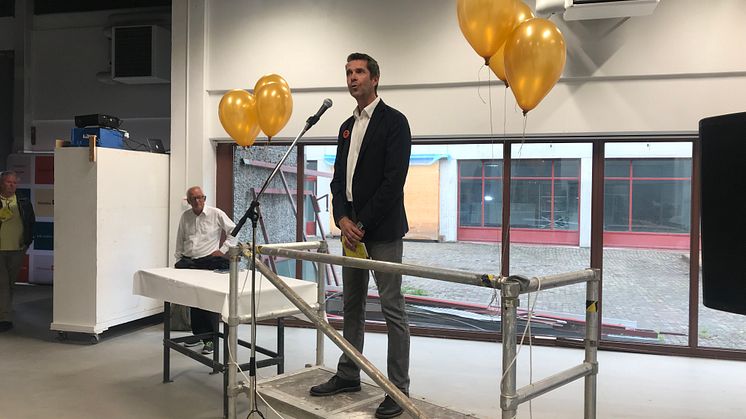 Invigning Konstverket i Telestaden
