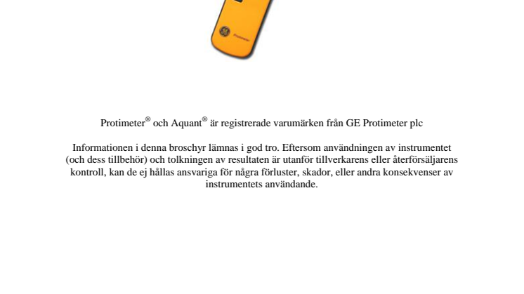 Protimeter Aquant