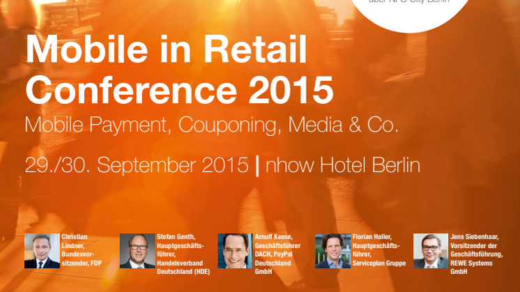 Mobile in Retail Conference 2015, Programm