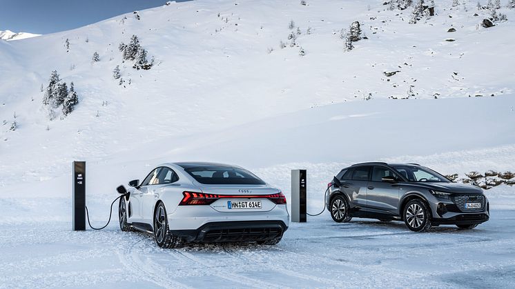 Audi e-tron GT og Audi Q4 e-tron