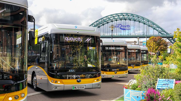 Go North East leading the way on electric buses
