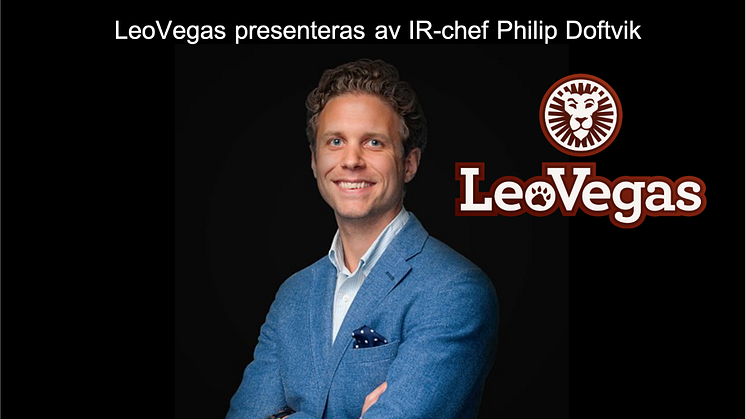 Philip Doftvik presenterar LeoVegas