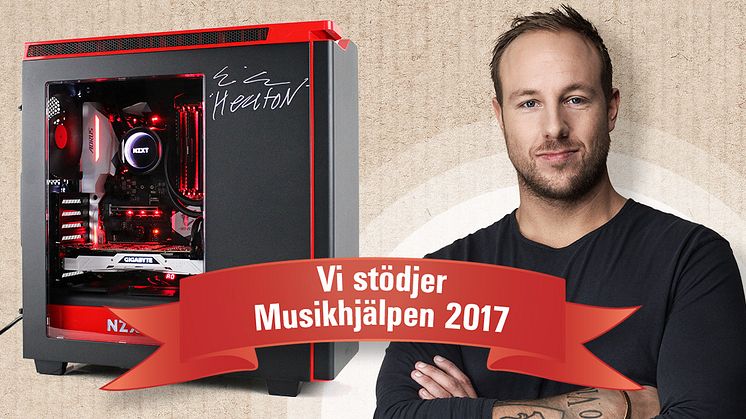 NetOnNet och HeatoN gör gemensam sak och stödjer insamlingseventet Musikhjälpen
