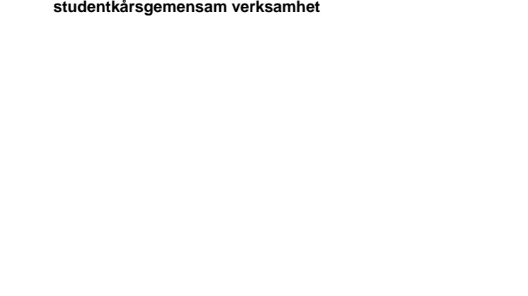 GU:s utredning gällande finansiering av studentkårsgemensam verksamhet