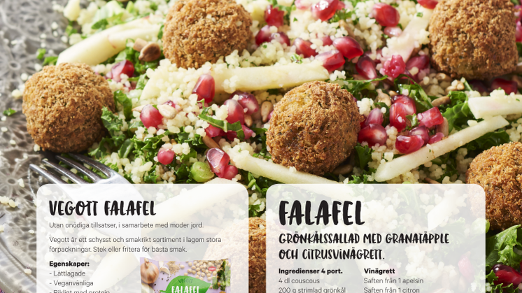 Favorit Vegott recept Falafel