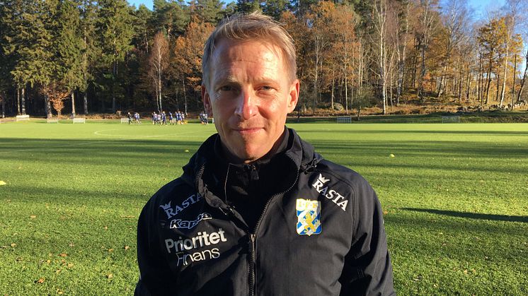 Fredrik Larsson, fysioterapeut för Sveriges herrlandslag i fotboll 