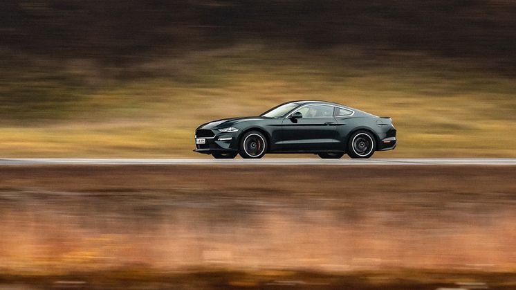 Ford Mustang Bullitt på Sjællandsringen