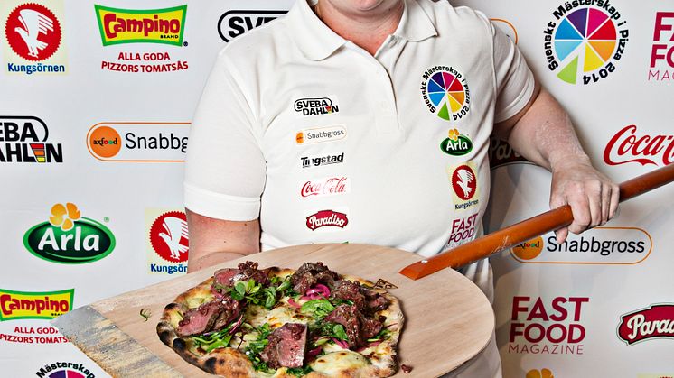 Vinnare i Pizza-SM 2014 korad - Frida Ceveryd från Varberg är Sveriges bästa pizzabagare