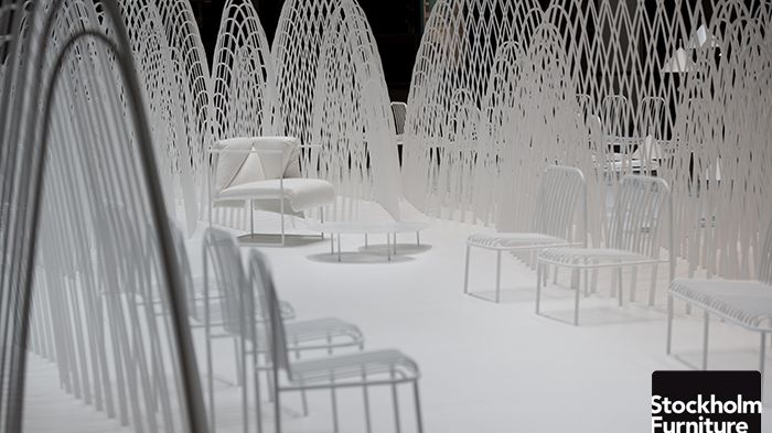 Snöbeklädda berg av Smart-X på Stockholm Furniture Fair