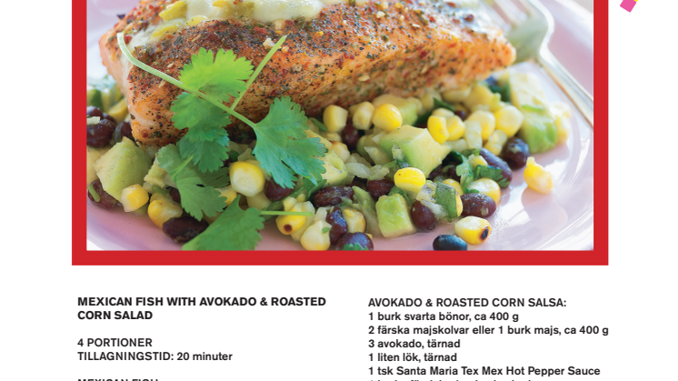 Receptfolder - Mexican Fish