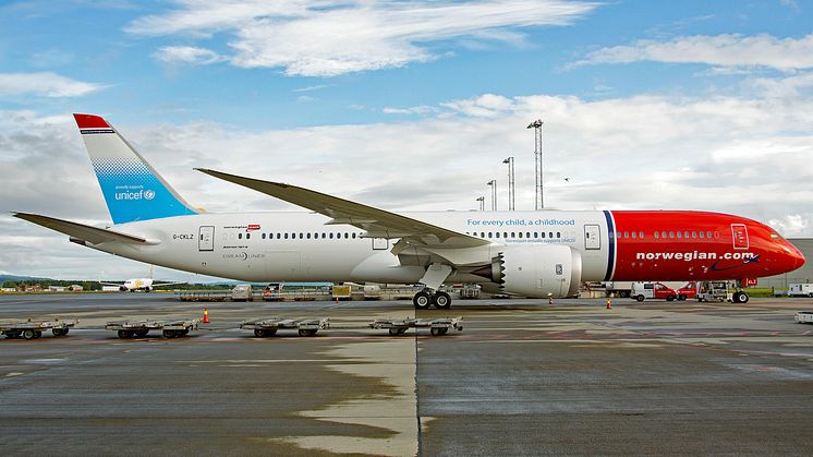 Norwegian’s Fourth Humanitarian Aid Flight with UNICEF Now on its Way for Yemen with Emergency Aid