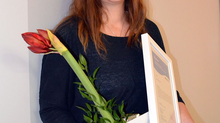 Jenny Lindblom vald till årets omvårdnadshandledare