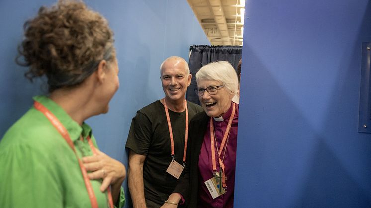 Antje Jackelén, Paul Hansen och Andrea Lavesson