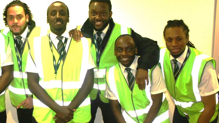 Bruno-Streatham Hill,  Abdirhahim-Croydon,  Dusty-London Bridge, Zakariya-Croydon and Haziah-London Bridge