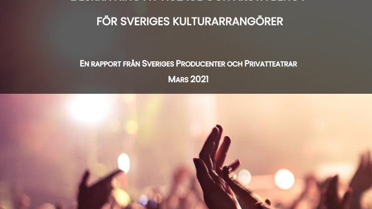 Sveriges Producenter och Privatteatrar ropar på hjälp - kräver 4 miljarder av regeringen