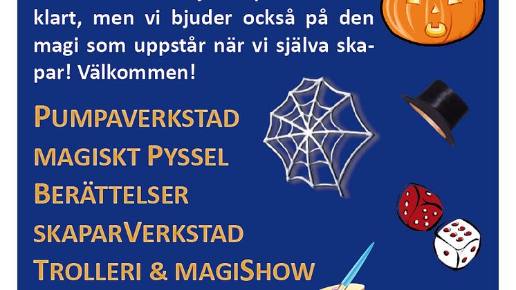 Magiska höstlovsaktiviteter på Kulturhuset Barbacka