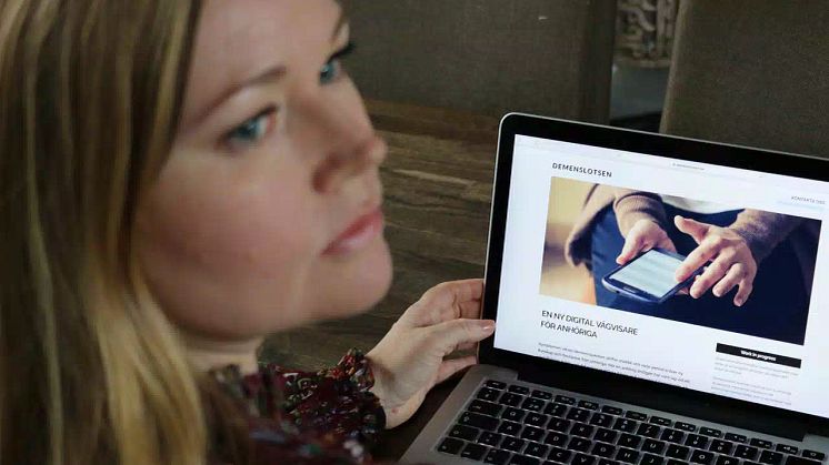 Hon startade anhörigstöd efter pappans sjukdom
