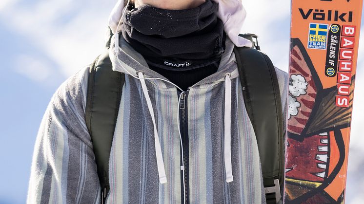 Freeskiåkaren Axel Burmansson