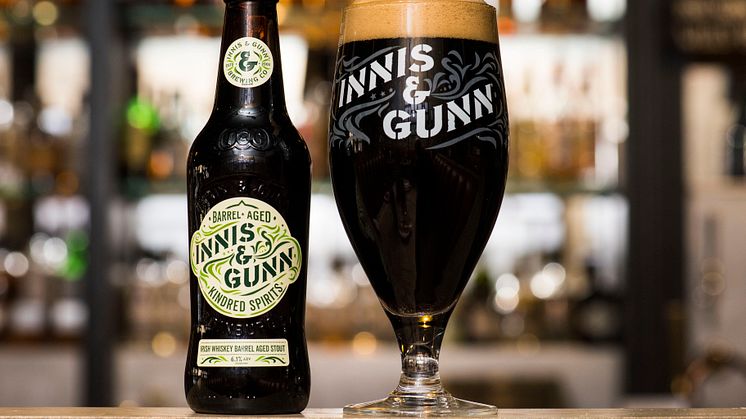 För åttonde året i rad - Innis & Gunn Barrel Aged Irish Whiskey Stout – Kindred Spirits släpps på Systembolaget