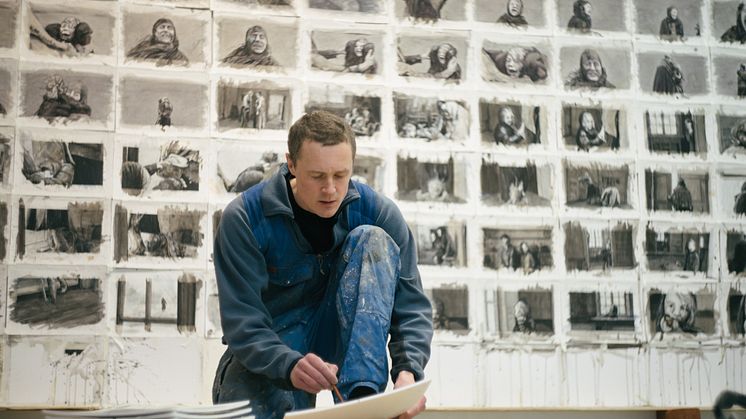 Knutte Wester, under arbetet med filmen Horungen (2012–2016) Foto: Simon Öhman Jönsson
