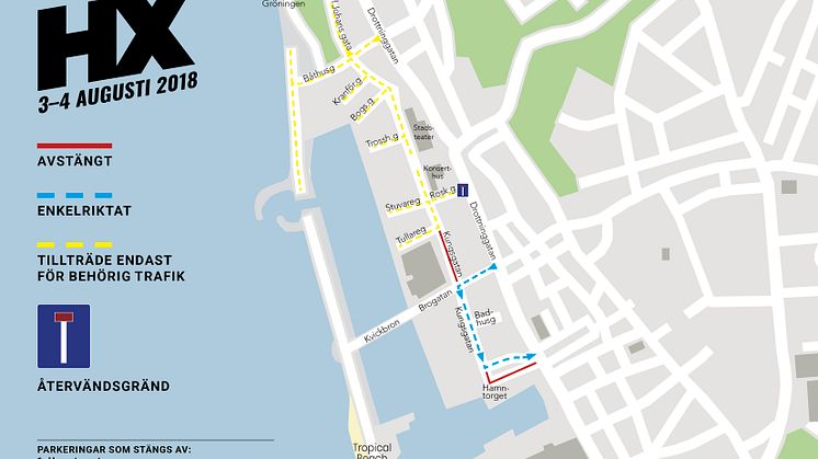 ​Extra bussar, fri parkering och bemannad cykeluppställning under Hx!