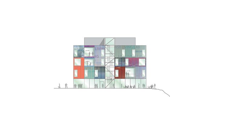 HSB Living Lab - fasad 