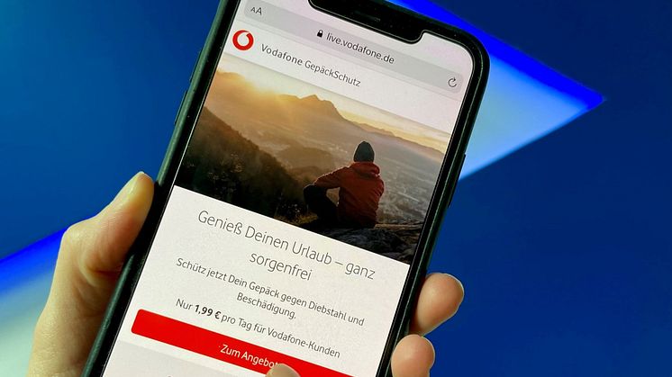 Vodafone und Zurich entwickeln gemeinsam die digitale Reisegepäck-Kurzzeitabsicherung "GepäckSchutz"