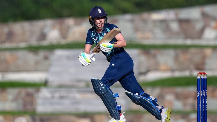Nat Sciver at Sir Vivian Richards Stadium, Antigua. CREDIT: CWI Media 