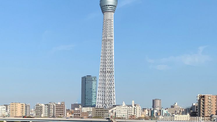 Construction location seen from the Asakusa side (conceptual illustration)