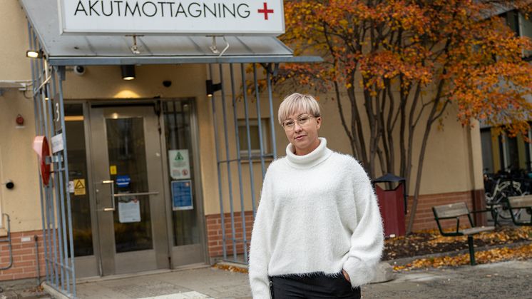Paula Johagen är verksamhetschef på akutmottagningen vid Norrlands universitetssjukhus.