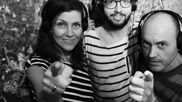 Programledare för "En kvart om Göteborg" är Ylva Berglund, Kristian Jonsson och Håkan Strömberg. FOTO: Isa Andersson