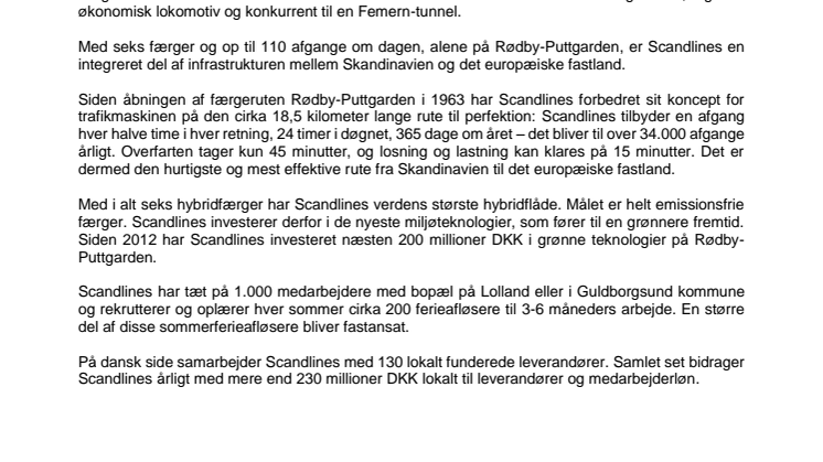 Scandlines tager imod nordtyske borgmestre, embedsmænd og journalister