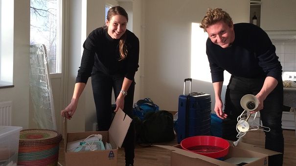 Premiärinflytt i Stena Fastigheters nya studentbostäder i Stockholm