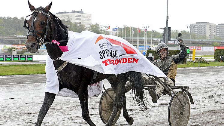 M.T.Insider efter segern i Speedrace 2019. Foto:TR Bild