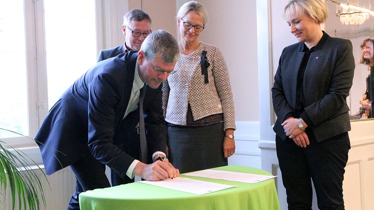 ​Minister vittne till Sveriges första "laboratory school"