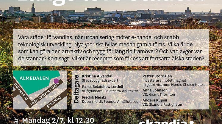 Almedalen: Länge leve staden