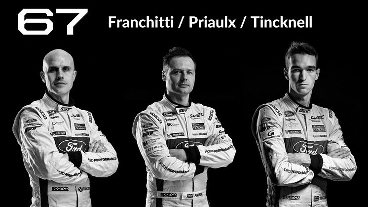 Fords förare: Marino Franchitti, Andy Priaulx och Harry Tincknell.