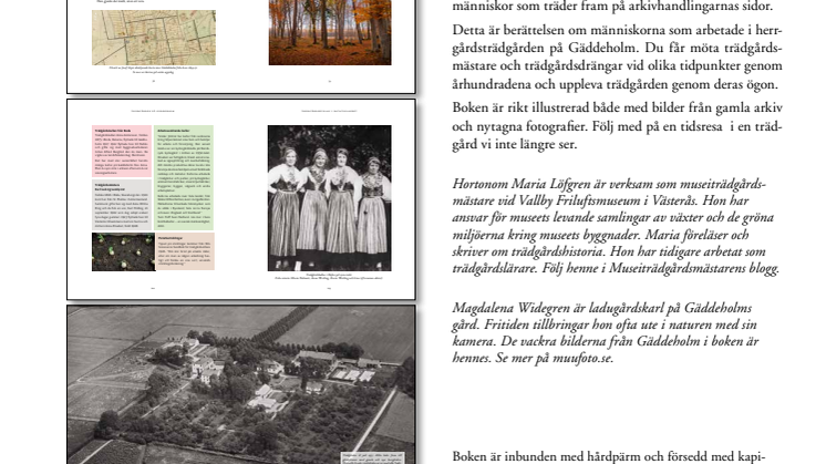 Ny bok: ”Trädgården på Gäddeholm”