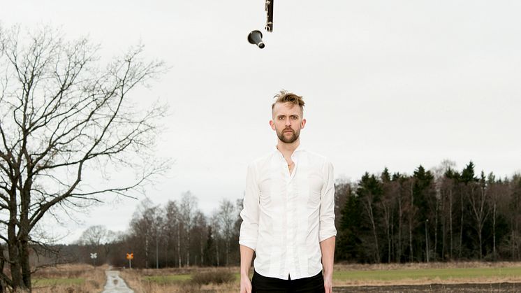 Klarinettisten Emil Jonason kommer till Palladium Malmö den 23 april kl 15 tillsammans med Musica Vitae med konserten Clarinet (R)evolution. Foto: Andreas Sander.