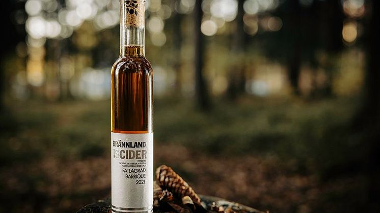 Ny årgång av Brännland Iscider Barrique