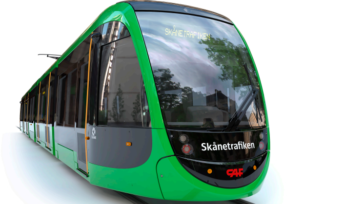 Konceptbild av spårvagn i Lund. Nu tas nästa steg i designarbetet.