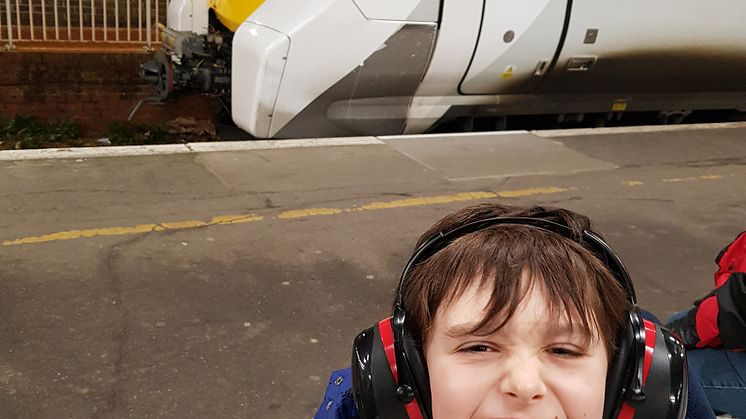 David Elston and Thameslink train