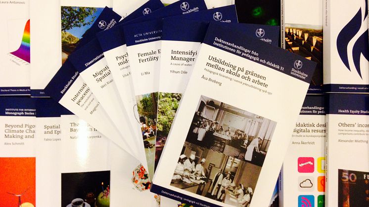 Från förintelsen till genusnormer – bredd i nya avhandlingar från Stockholms universitet