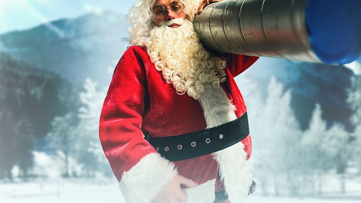 Omslag till Jullåten Tomten Knegar på