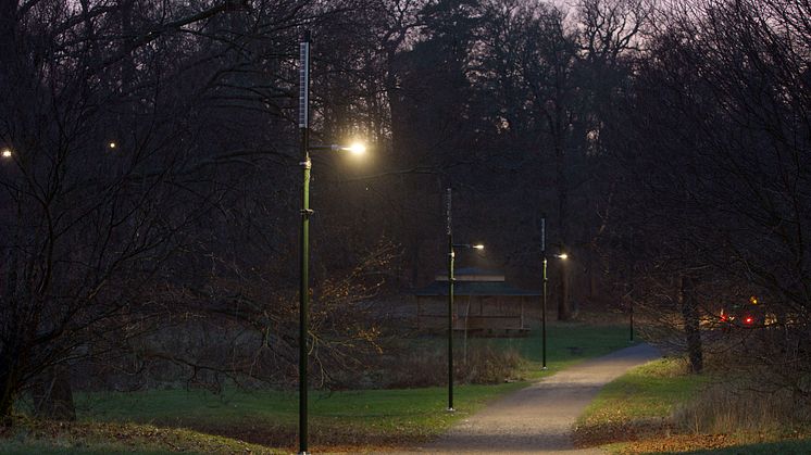 Leading Light connected lighting solution Djurgarden, Sweden
