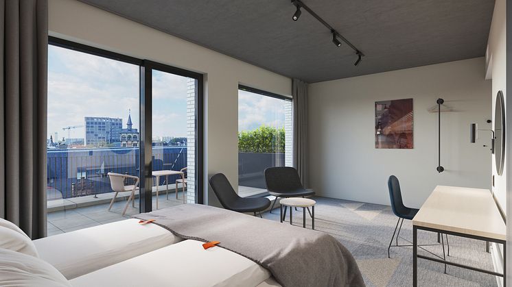 Citybox Antwerp hotellrom