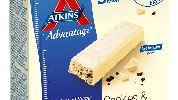 Nyhet fra Atkins - Iskremsmak i sunt format!