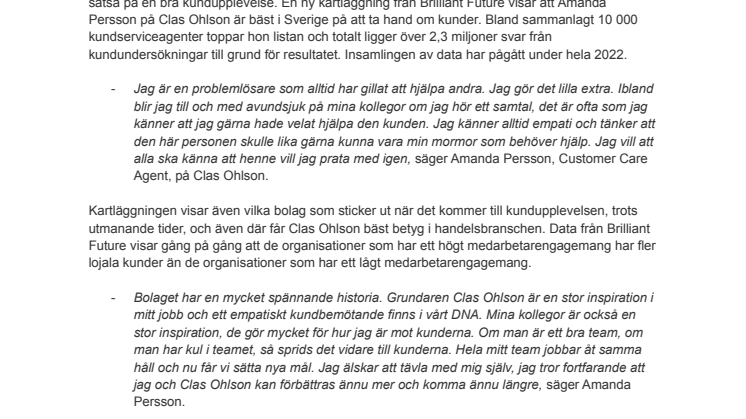 2023-03-06 Brilliant Future pressmeddelande_Sverigeetta - Amanda på Clas Ohlson hyllas av kunderna .docx.pdf