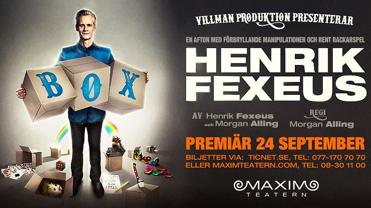 Henrik Fexeus "BOX" promobild