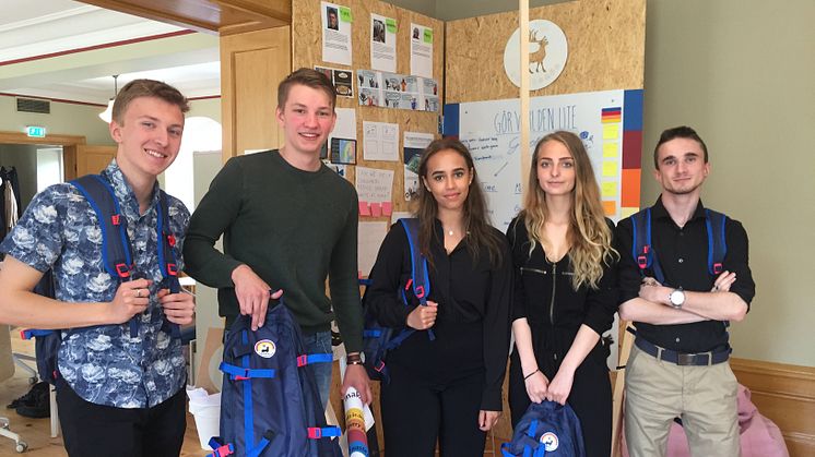 Isak, Albin, Emma, Mina och Renato gjorde ett strålande arbete för minskat brödsvinn i hushållen